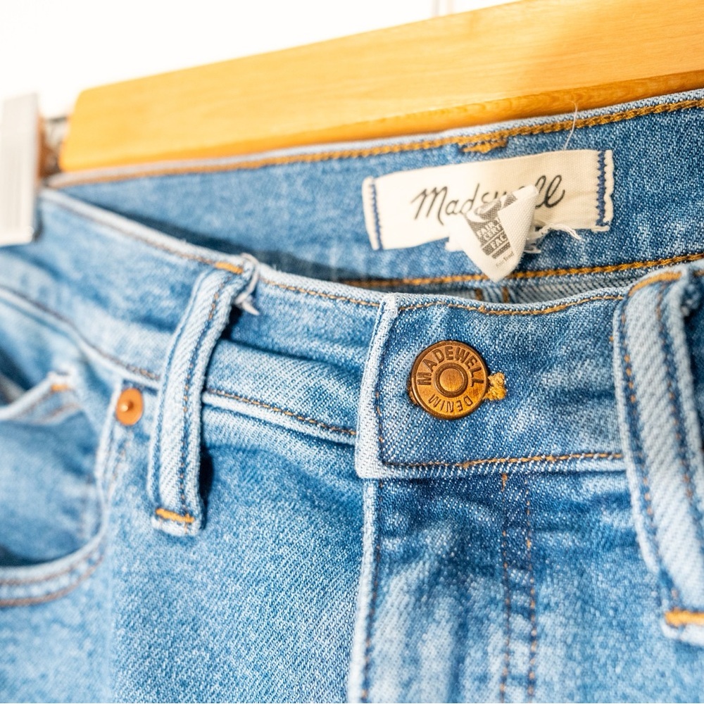 Madewell Women's Stovepipe Blue Jeans